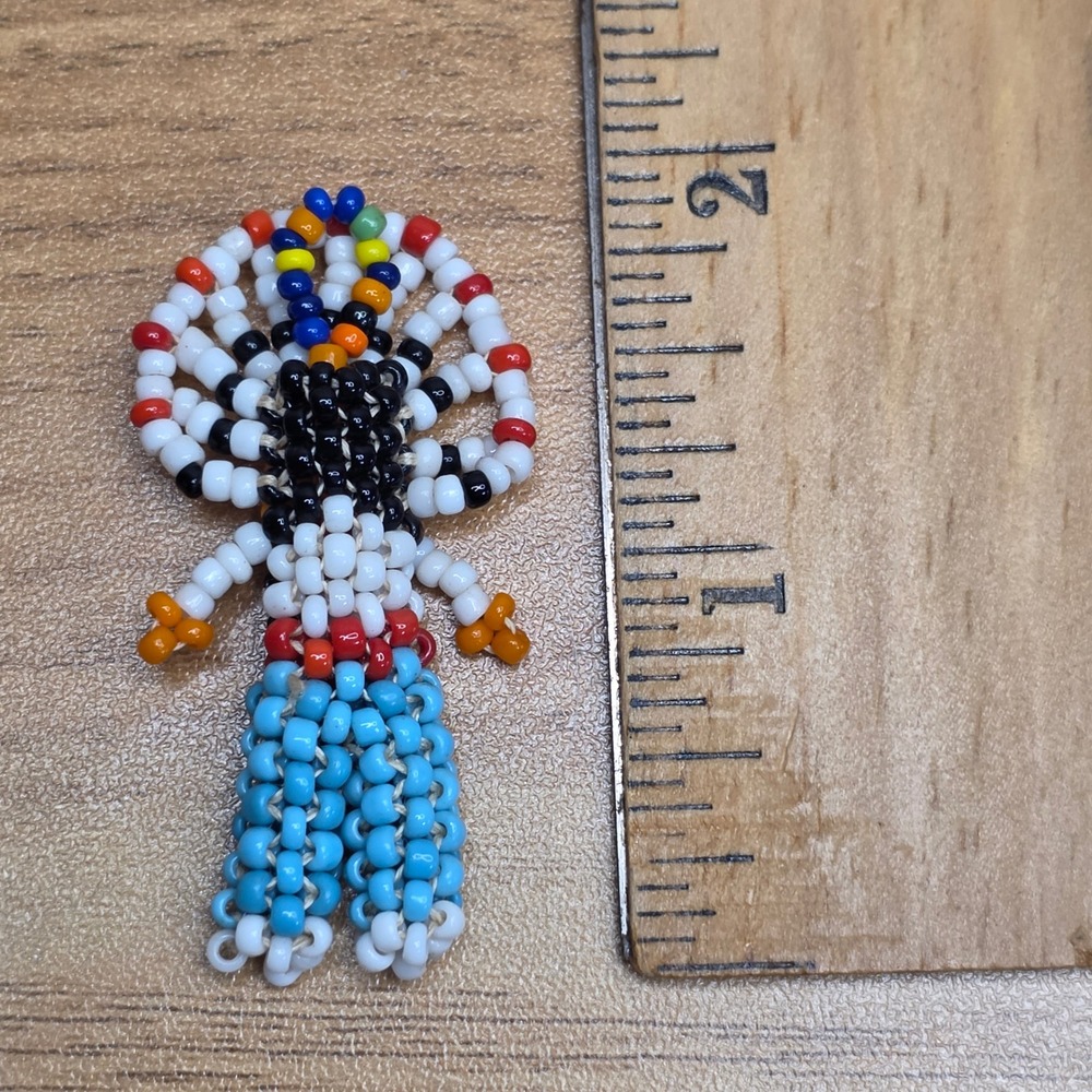 Native American Style Beaded Jewelry Thunderbird Necklace with Bracelet‎ & Pouch - Picture 14 of 14